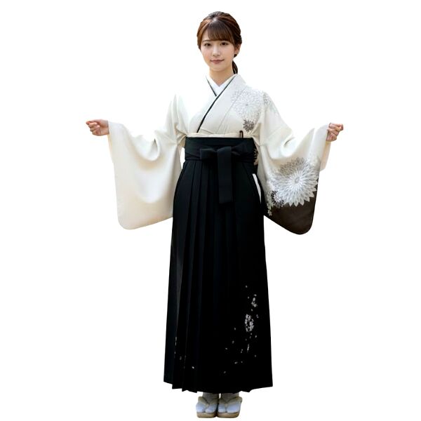 袴レンタル｜Japanstyle｜白地系訪問着・袴