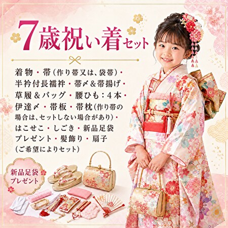 7歳の着物セット