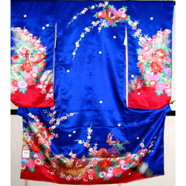 青地花蝶706