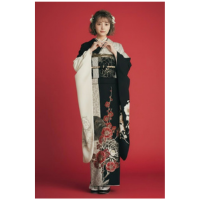 着物レンタル｜成人式振袖｜最新作｜華徒然×吉木千沙都｜白黒