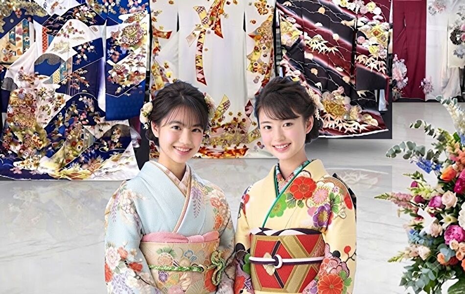 成人式振袖レンタル｜吉澤友禅集｜人間国宝　吾妻氏